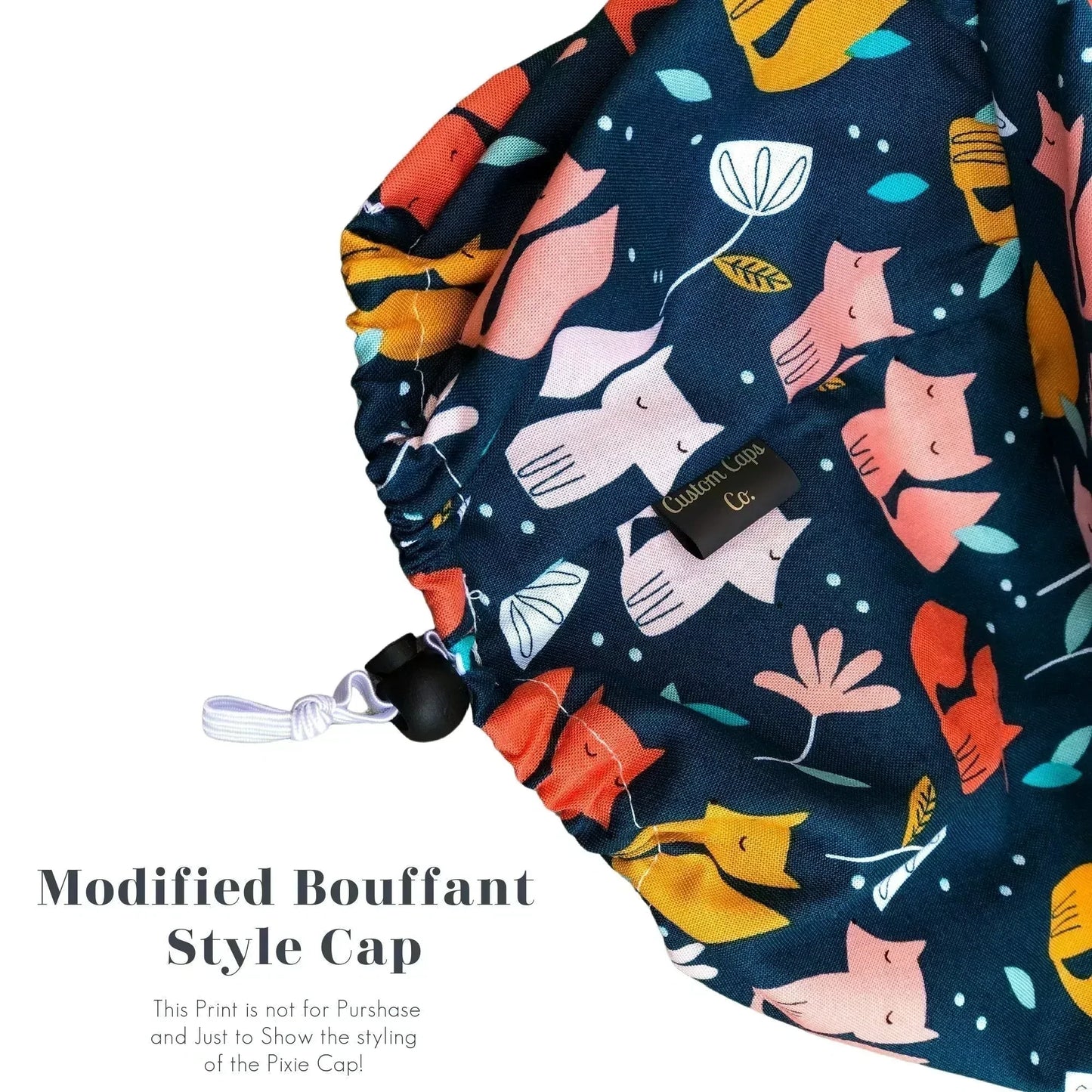 Sweet Clementine | Modified Bouffant | Organic Cotton